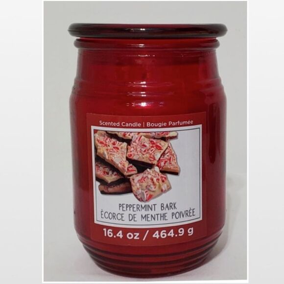 New Red Peppermint Home Jar Candle - Picture 3 of 13